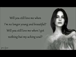 Lana Del Rey - Young And Beautiful (Lyrics)
