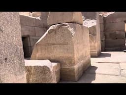 The Osirion At Abydos In Egypt