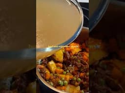 beef and vegetables soup🍲 #shorts #soup
