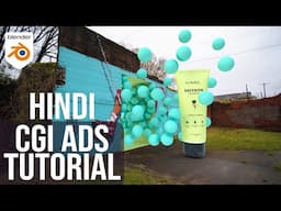 How to create CGI Advertisements in Blender Hindi | step by step tutorial