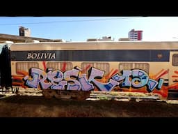 72 Hours, 4 Buses, 1 Mission: Painting Trains in Bolivia