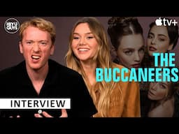 Imogen Waterhouse & Barney Fishwick on The Buccaneers Season 2 | Drama, Secrets & Mutton Chops!