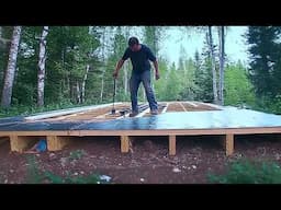 Couple Builds OFF-GRID CABIN in the Michigan Forest | Start to Finish by @OffgridwithJayandJen