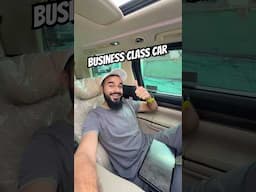 Mustafa hanif in Business class car 😍