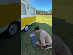 Reorganise our caravan with us and the @ryobiaustralia Traxx Storage Range 💛🥫👕🔧