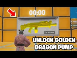 UNLOCK GOLDEN DRAGON PUMP in ALL WEAPONS and VEHICLES 1V1 😍 ALL 4 STEPS TUTORIAL SECRET in FORTNITE