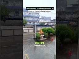 Can You Travel Thailand in Rainy Season? #thailandweather #bangkoktoday #thailand