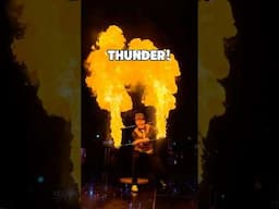 🔥Double Staff Fire Performance at Quinceañera in Palm Springs #flowarts #fuego