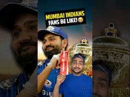 EVERY MUMBAI INDIANS FAN EVER💙 | Kahani MI Fans Ki 😅 | MI Status | #IPL2025 #Shorts #MumbaiIndians