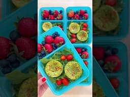 Breakfast Egg Bites (recipe in the description) #workweeklunch #breakfast