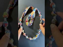 Beautiful necklace making | fabric necklace | beaded necklace | #diy #Necklace  #sewingtutorial
