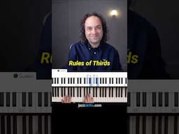 Simple Authentic Jazz Lines Using the Rules of 3rds (Major) #jazzlines