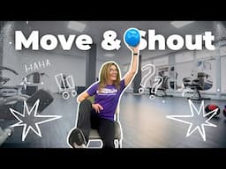Ball Workout for Gait, Posture & Balance | Chair based workout for Parkinson's (Replay)