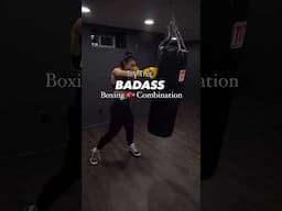 🔥👉Practice with me: BADASS 🥊BOXING COMBINATION (Heavy Bag Training) #boxingworkout #boxing