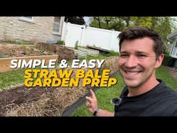 Condition Straw Bales for Gardening – Grow Veggies Without Soil! #strawbalegardening