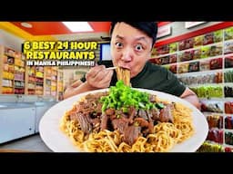 Top 6 BEST 24 Hour Restaurants in Manila Philippines Where You Can Eat ANYTIME!