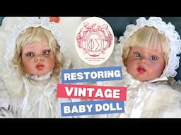 Restoring Rare Fayza Spanos Realistic Toddler Doll. Changing Her Outfit & Story Time.