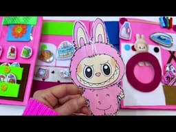 🐰Labubu 🏡 House Day Routine ⏰ libro-casa gioco 📕