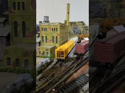 My ho scale layout progress in Western Maryland action #modeltrains #hobby #bluegrass #shorts #train