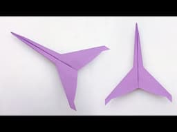 How To Make Paper Mini Toy Plane | Cool Design Paper Aeroplane | DIY Back To School Projects