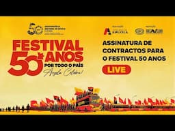 Assinatura de Contractos para o Festival 50 Anos