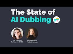 The State of AI Dubbing