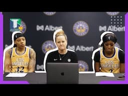 Lynne Roberts, Rickea Jackson and Emma Cannon's SELF-CRITIC after the Sparks LOSE at Lynx