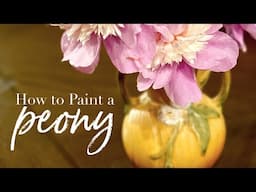 Step by Step Watercolor Peonies