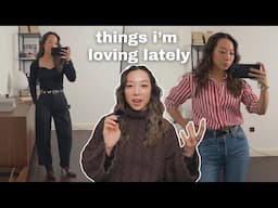 Things I’m Loving Lately | Recent Outfits, Sezane, Vinted, Knitting Progress & Home Updates