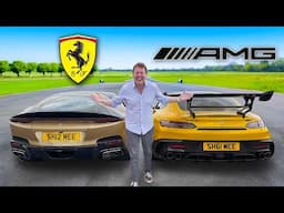 DRAG RACE: Ferrari 12CIlindri vs AMG GT Black Series
