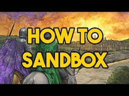 Teaching Players to Sandbox