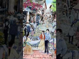 European Alleyways 🏘️☕️ #asmr #scrapbooking #artjournal #artandcraft