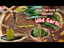 BERTAHUN2 PANEN SAYUR INI KENAPA BARU TAU RESEPNYA⁉️BIKIN KIMCHI & MYEONGI NAMUL WILD GARLIC KOREA