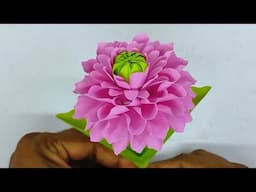 How to Make Paper Flowers Making Videos | Easy Flower DIY For Home Decor
