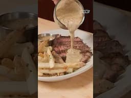 Simple (but tasty!) steak frites au poivre