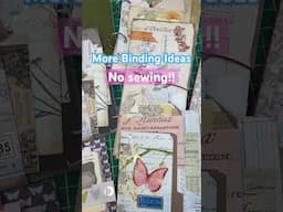 More Easy Binding Ideas - Now Sewing! #papercrafts #junkjournal