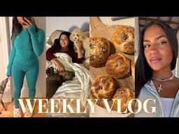 WEEKLY VLOG ♡ (nurse monet takes care of mom after 🍒 job, daughter duties, cooking, healthy grind +)