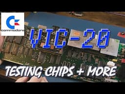 #commodore #VIC-20 Testing Chips & More