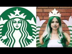STARBUCKS MERMAID HALLOWEEN COSTUME DIY | Superholly