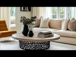 Coffee Table Decorating Ideas For A Modern Look | Coffee Table Designs With Latest Trends