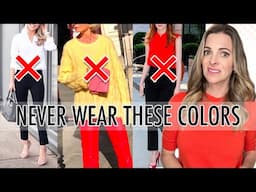 Never Wear These Colors if you want to look Stylish and Sophisticated