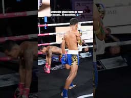 An aggressive attack leaves no room for escape… KO guaranteed. 🥶💣 #shorts