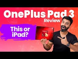 OnePlus Pad 3 Review | The Most Powerful Android Tablet in India?
