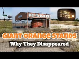 Abandoned Site of freeway Mammoth Orange stands at Chowchilla