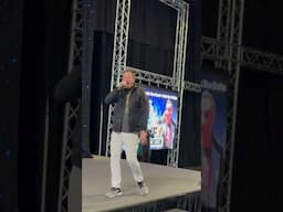 A great way to open up an event with a song #rapper