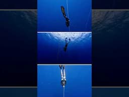 Freediving way down#kaizenfreediving #freediver #freediving