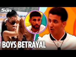 Love Island CARNAGE as boys go head to head after secret snog plan backfires