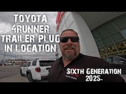 2025 Toyota 4runner trailer plug location