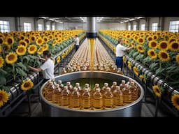 Sunflower Oil Production Line - How Billions Tons Of Sunflower Seeds Become Pure Cooking Oil