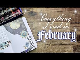 📖✨February Books Read and March Set Up | 2025 Reading Journal ✨📖